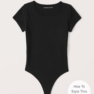 Abercrombie Short Sleeve Crewneck Bodysuit